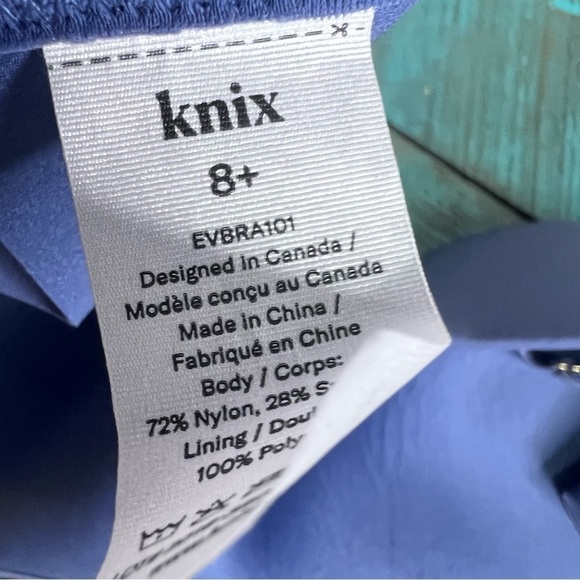 Knix Wingwoman Blue Bra Size 8+ 42E, 40F, 42F - Picture 9 of 10